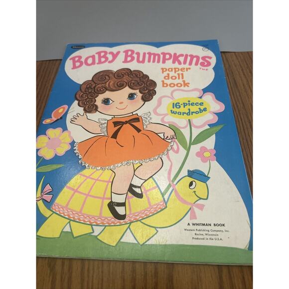 Paper Doll Book Baby Bumpkins Uncut 1969 - Whitman NOS - Picture 2 of 7